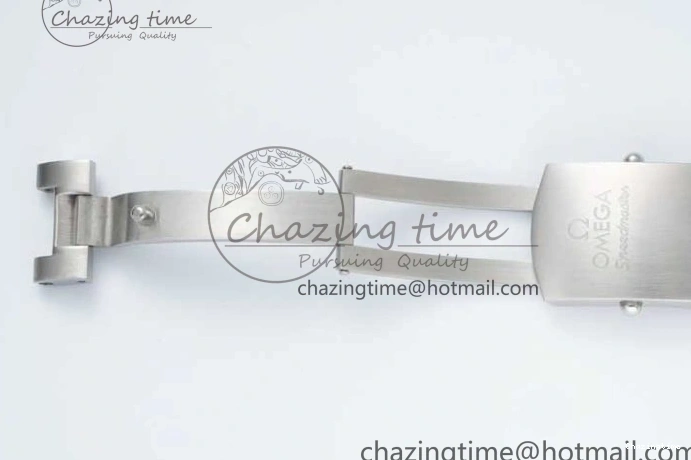 1222 UrbanChic Speedmaster Racing Master SS HKF Best Edition Blue Black Dial on SS Bracelet A 7808